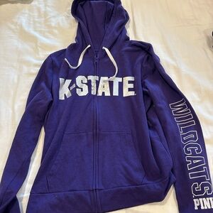 Purple VS PINK K-State Wildcats Hoodie